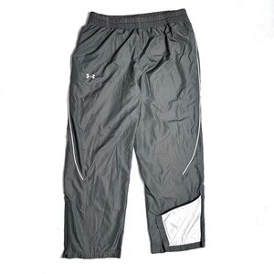 Under Armour Men’s XXL Loose Athletic Pants Gray Swishy Pockets Track Wide